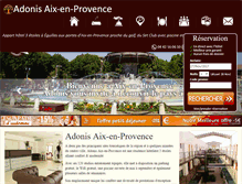Tablet Screenshot of adonis-aix.com